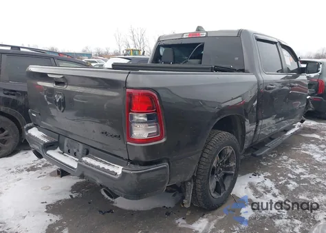 2021 Ram 1500 Big Horn 4X4 5'7 Box из США, поврежденный, VIN 1C6SRFFT7MN520750